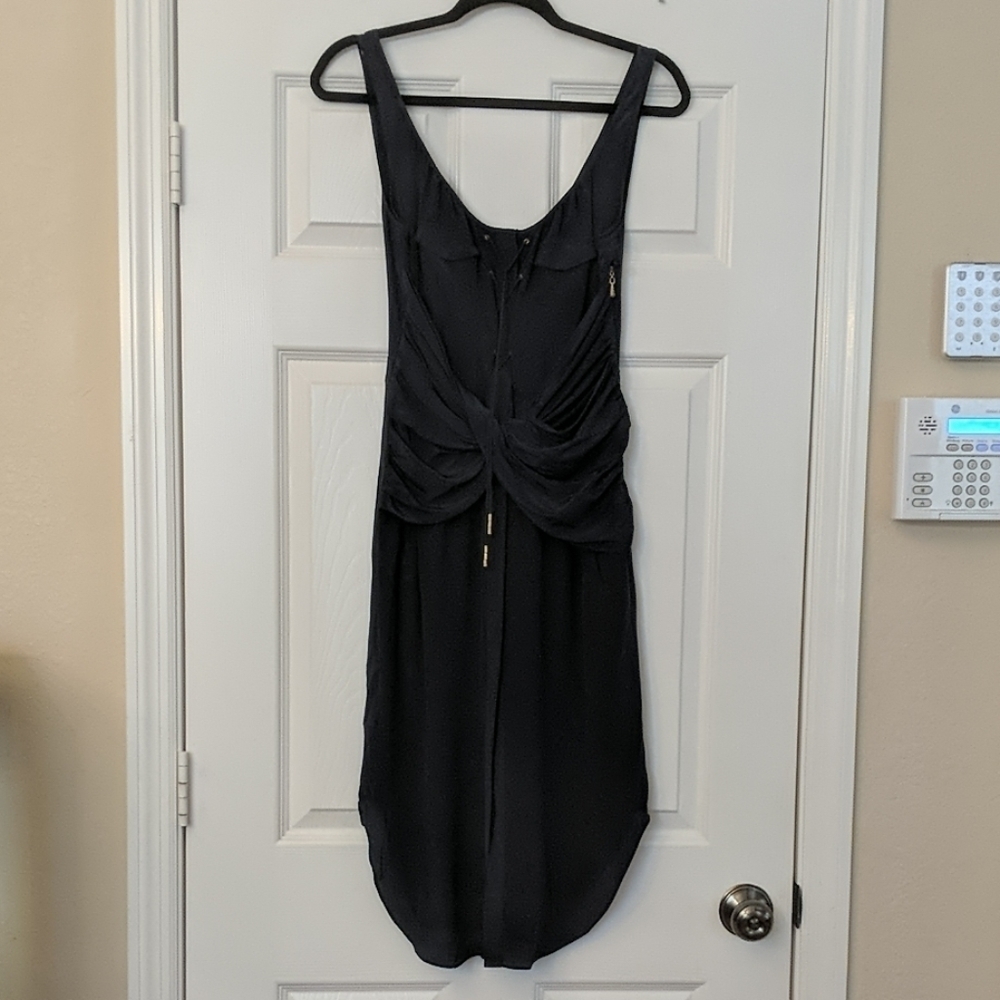 LEIFSDOTTIR Anthropologie Silk Wrap Detail Dress